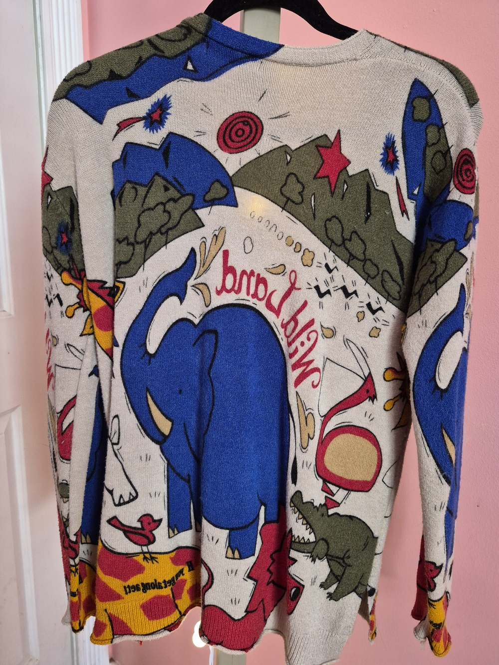 Buddah Trend Animal Print Button Cardigan Sweater - Picture 5 of 5